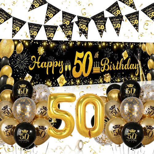 Geburtstag deko mann frau - 50.,