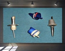 4 x Schnapsausgießer - Flaschenausgießer - Dosierer - Ausschenker - Ausgießer !