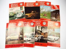 8x Zeitschrift Motor Reise