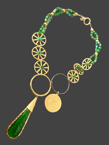 Collier designer kette jasper - designer,