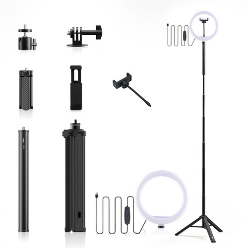Ringlicht set mit stativ - mit,