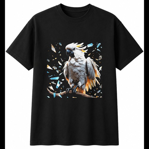 Fantasy art cockatoo - cockatoo, shattered
