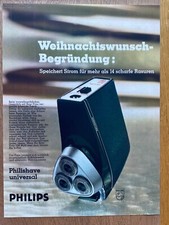 Philips Philishave universal Rasierapparat Original 1968 Vintage Advert Werbung