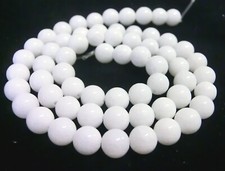 Jade kugeln perlen weiß 6mm - perlen,