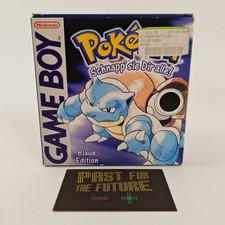 Gameboy Classic Pokemon Blaue Edition OVP CIB PAL