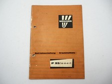 Welger P23 für AP 42 52 61 71 Ballenwerfer Betriebsanleitung Ersatzteilliste 79