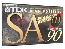 TDK SA 90 Minuten High Position Typ II Leerkassette Audiokassette