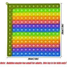 Multiplikationsspiel Lernspielzeug Silikon Mathe Tabelle Übung Kinder