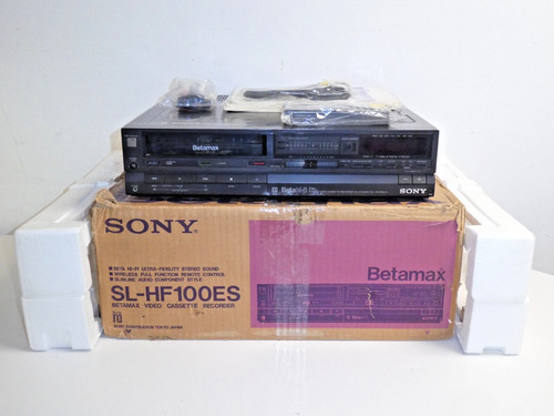 Sony hf100 betamax recorder - sony,