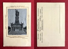 Seiden AK RÜDESHEIM am Rhein um 1900 Nationaldenkmal auf dem Niederwald ( 83530