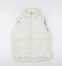 Weiße gefütterte Damenjacke