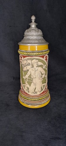 Alter bierkrug mit - alter,