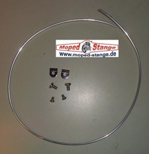 Schwalbe KR DUO Keder Lampeneinfassung Frontschild Crom SET passend für Simson 