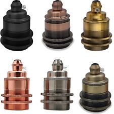 Lampenfassung E27 Vintage Lampensockel Metall Nostalgie Retro Leuchtmittel