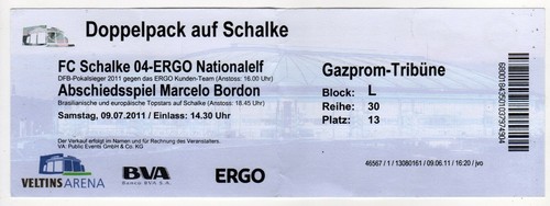 Ticket abschiedsspiel marcelo - abschiedsspiel,