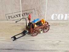 Lego MOC Pferdewagen Pferdekarren Kutsche * Ritter Burg Erweiterung Eigenbau (B)