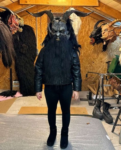 Krampus maske urig - krampus,