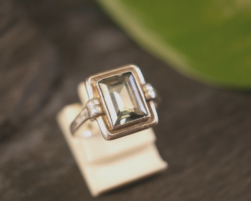Toller 800 silber ring - silber, besatz