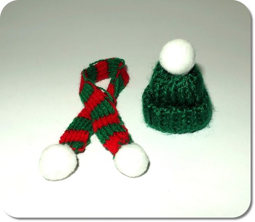 Miniatur strickmütze - miniatur,
