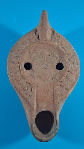 Byzantinische öllampe 300 bis - Öllampe,