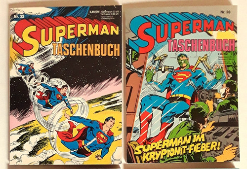 Superman taschenbuch - 2x,