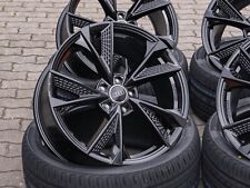 4 Neue Alufelgen AUDI ROTOR RS6 17" Schwarz Poliert A1 A3 A4 A6 Q3 Q5 A7 A5 TT