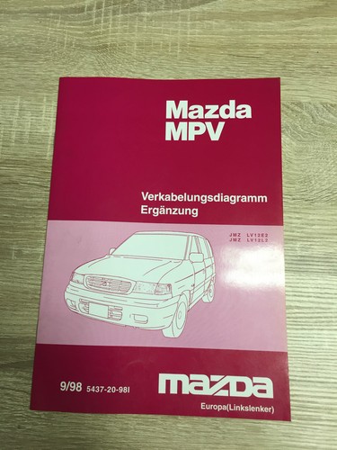 Werkstatthandbuch mazda mpv - werkstatthandbuch,