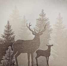 Hirsch Panel 47x47cm