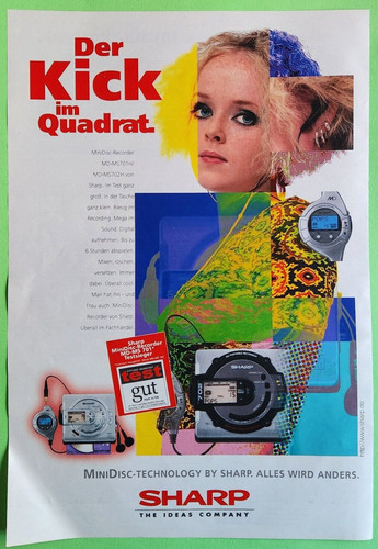 B68 sharp mini disc recorder - sharp,