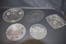 Konvolut Glasschalen Servierschalen Snackschale - 5 Stück