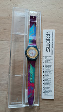 Swatch Uhr Palco GG119 inkl OVP - Musik-Motive - ungetragen 