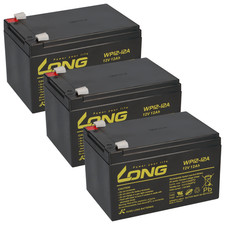 3 x AGM BLEI AKKU 12V 12Ah