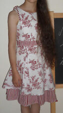Paglie edles Kleid Gr. 128 mit Toile de Jouy Muster - Schulanfang 