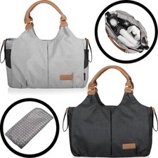 Wickeltasche PALERMO +Wickelunterlage Baby Pflegetasche Windel Tasche Kinder