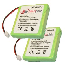 2 x Akku Medion / Tevion MD-81877, MD-82772 , MD-82877, MD-83877, S63022 - NiMH