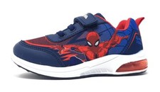 Leomil Spider-Man Kinderschuhe Jungen Halbschuhe Klett Sneaker Blau