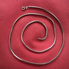 starke Venezianer Kette Damen Herren Unisex 70cm 835er Silber Venezianerkette