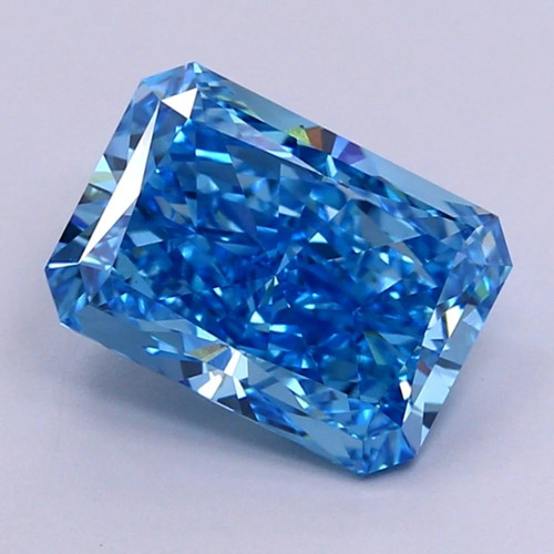 Edler blauer farbdiamant - edler,