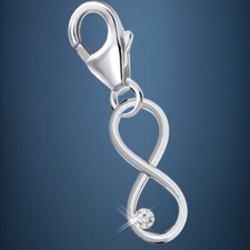 Stein Unendlichkeit Charm 925