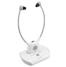 newgen medicals Kinnbügelkopfhörer Hörsystem APH 100 für TV & Musik, mit 2 Akku