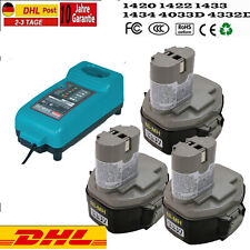 4,8Ah Ni-Mh Für Makita 14,4V Akku PA14 1420 1422 1433 1434 1435 6337D 192600-1 Q