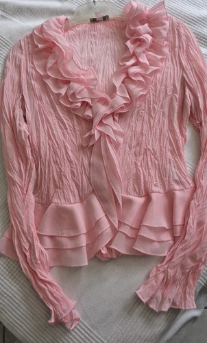 Damen sommer bluse apart rosa - bluse,