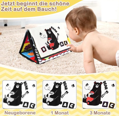 Montessori baby kontrastbuch - montessori,