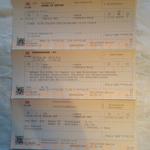Ticket pers berlin - db,