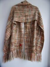 Erfurt Schal Schaltuch Stola Überwurf Fransen Grobstrick schick 204 x 50 TOP!