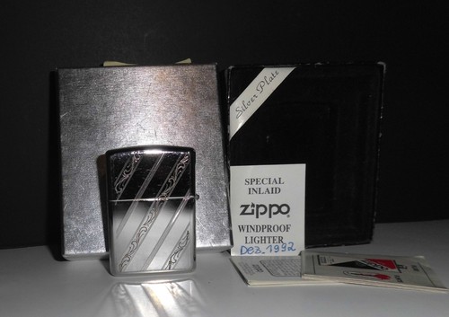 Zippo silverplate 1992 - zippo,