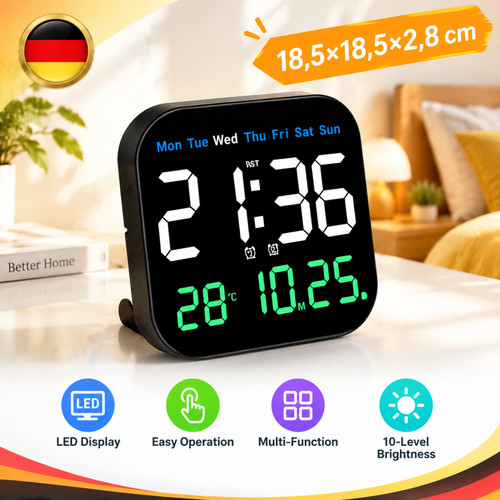 Große wanduhr digitaluhr - wanduhr,