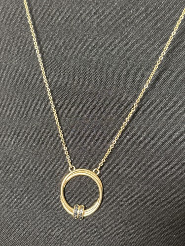 Halskette collier goldfarben - halskette,