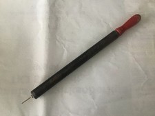 ALTE BALLPUMPE METALL MIT HOLZGRIFF LUFTPUMPE ANTIK CA. 60ER/70ER JAHRE