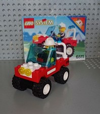 Lego System  6511/1992 Vintage Feuerwehr Einsatzwagen kpl. mit OBA